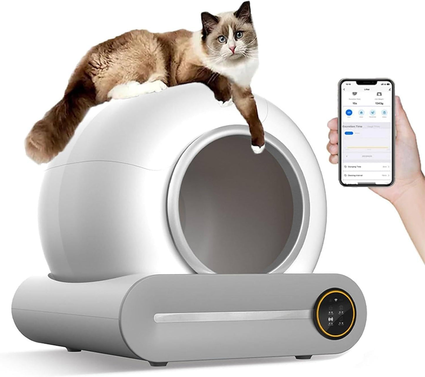 PurrClean Pro: Smart Self-Cleaning Litter Box