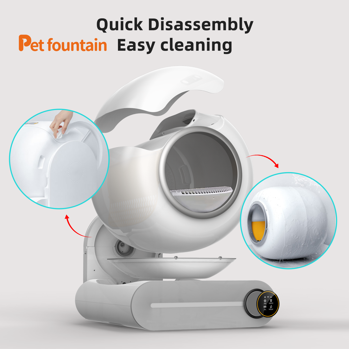 PurrClean Pro: Smart Self-Cleaning Litter Box