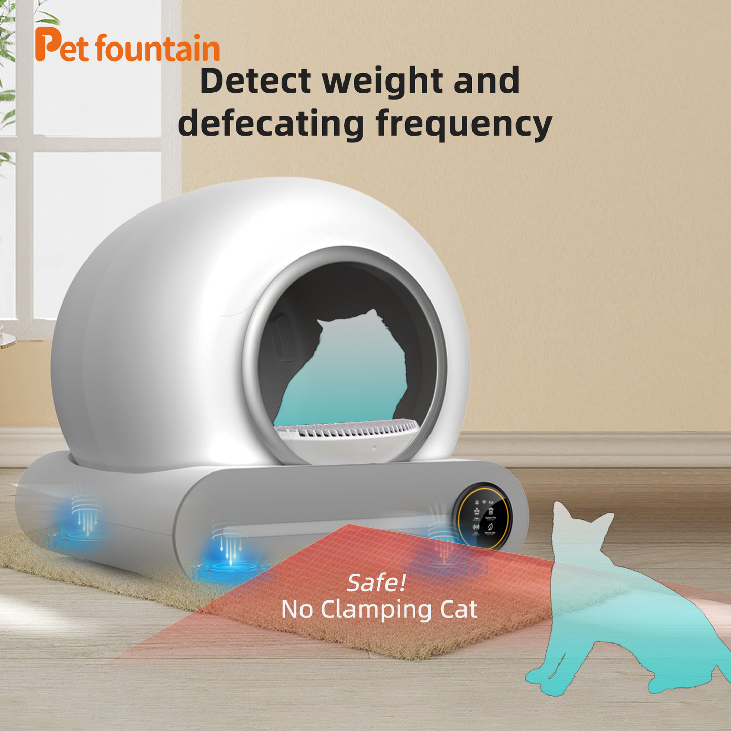 PurrClean Pro: Smart Self-Cleaning Litter Box