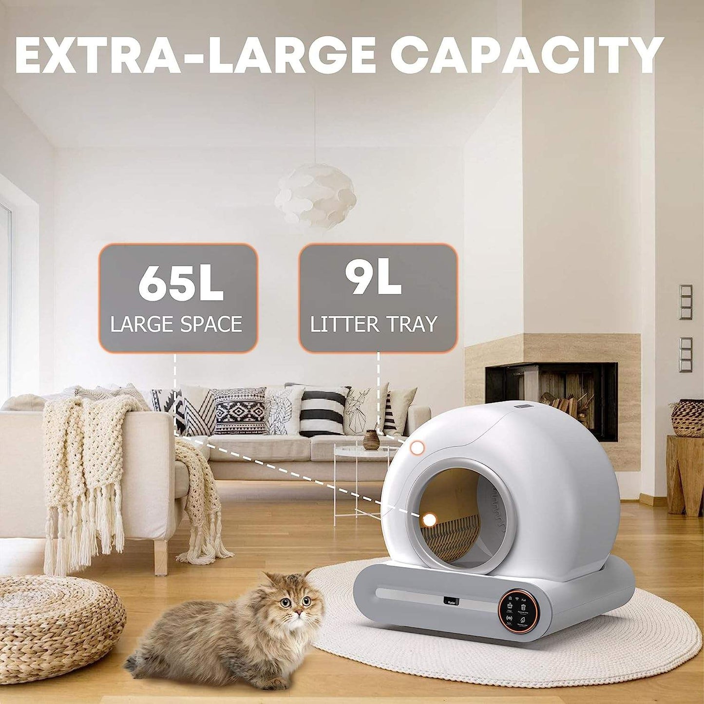 PurrClean Pro: Smart Self-Cleaning Litter Box