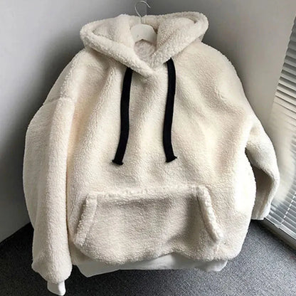 Fluffy Bear Embrace Hoodie