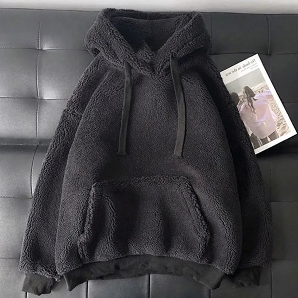 Fluffy Bear Embrace Hoodie