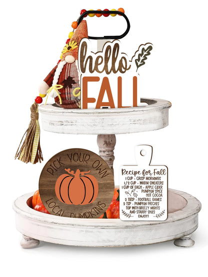 Rustic Farmhouse Fall Decor Set