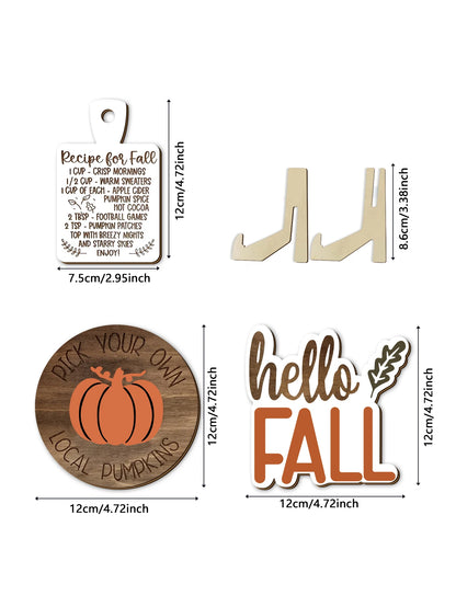 Rustic Farmhouse Fall Decor Set