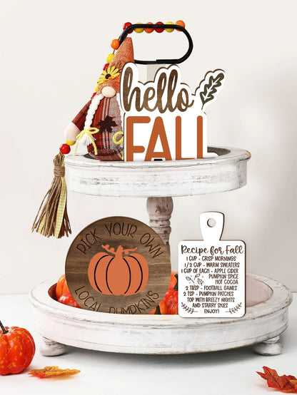 Rustic Farmhouse Fall Decor Set