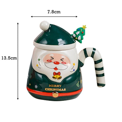 Christmas Ceramic Mugs Gifts Box Set