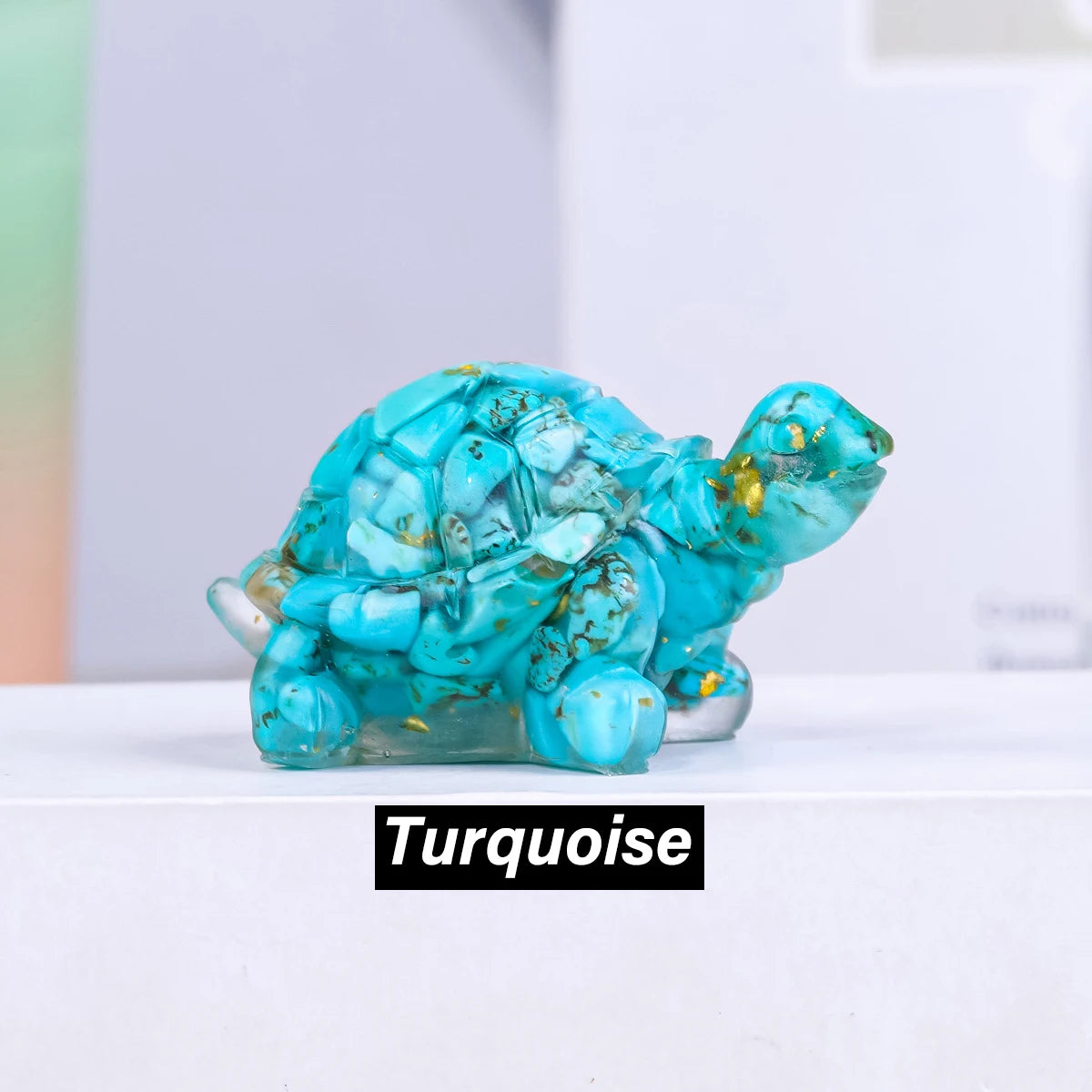 Natural Crystal Tortoise Figurine